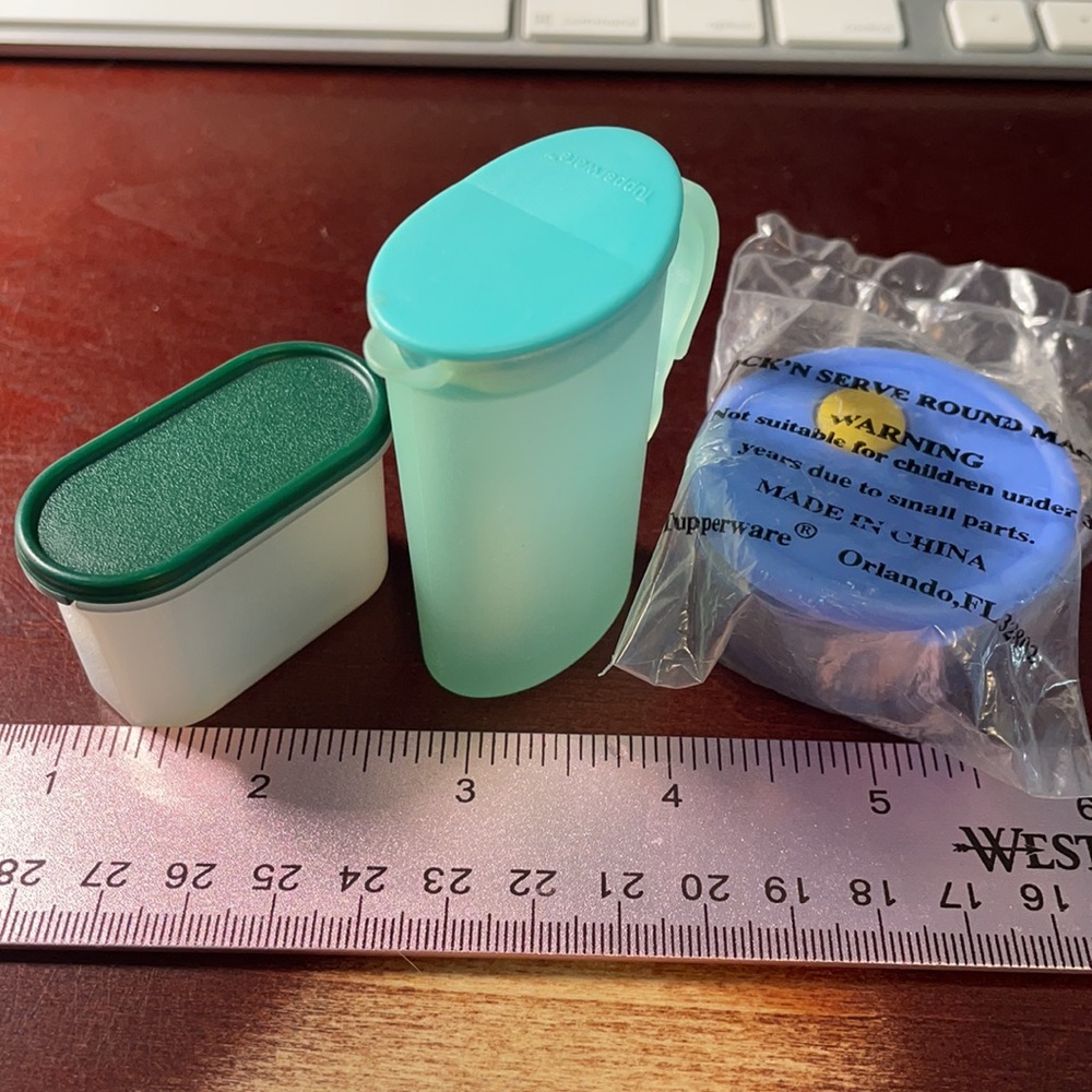 Tupperware magnets